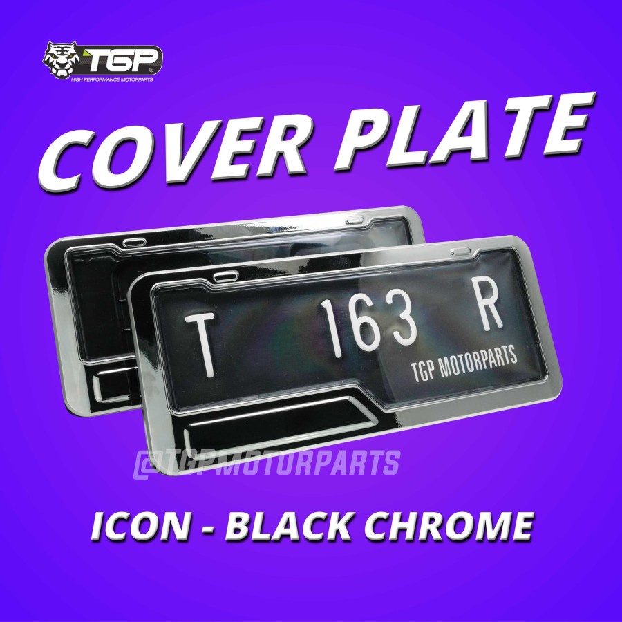 Jual Cover Dudukan Tatakan Tempat Plat Nomor Motor Akrilik Tgp Icon