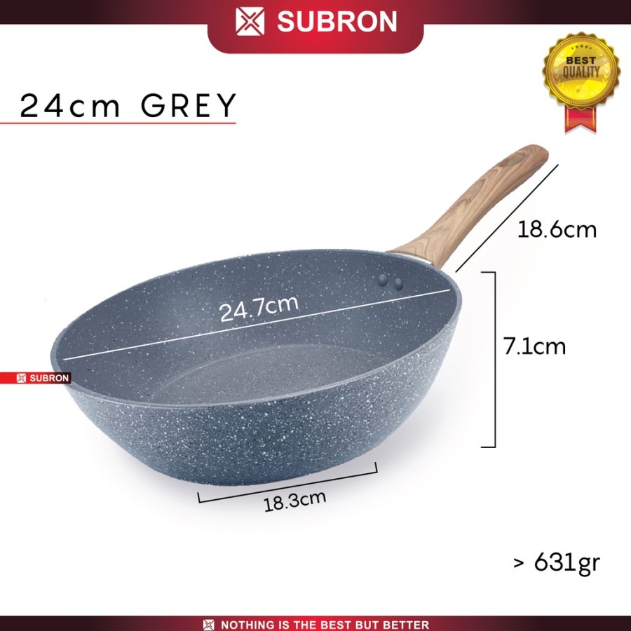 Jual SUBRON WOK MARBLE TX-W24G | Shopee Indonesia