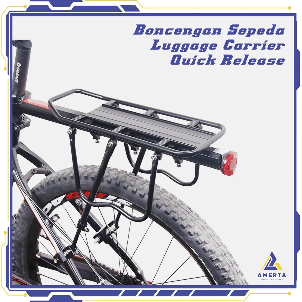 Jual Boncengan Belakang Sepeda Luggage Carrier Rear Rack Quick Release ...