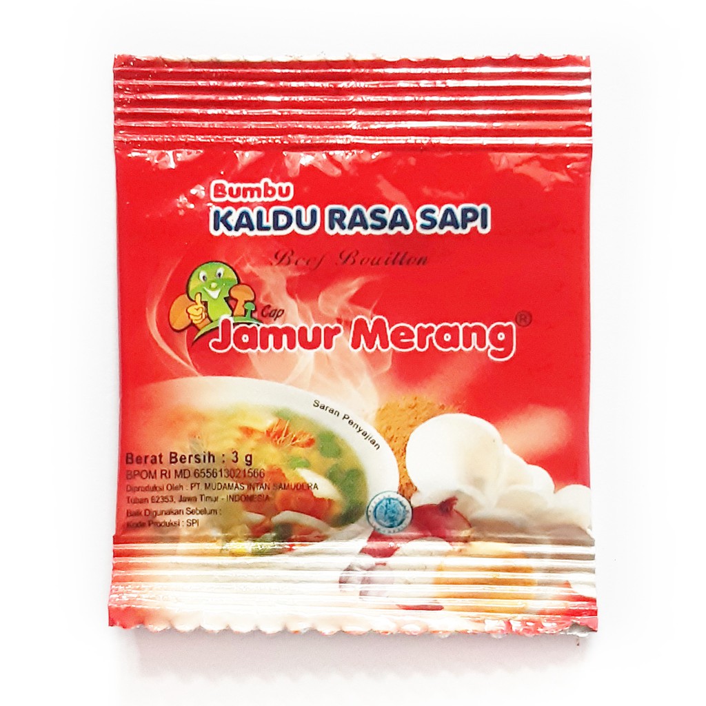Jual Kaldu Rasa SAPI Cap Jamur Merang 3gr | Shopee Indonesia