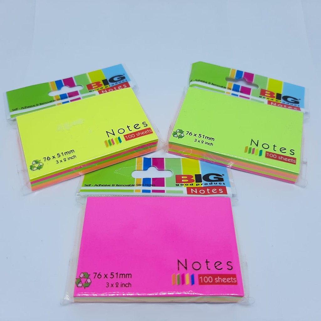 Jual Post It Big Warna Tumpuk Warna Warni Shopee Indonesia