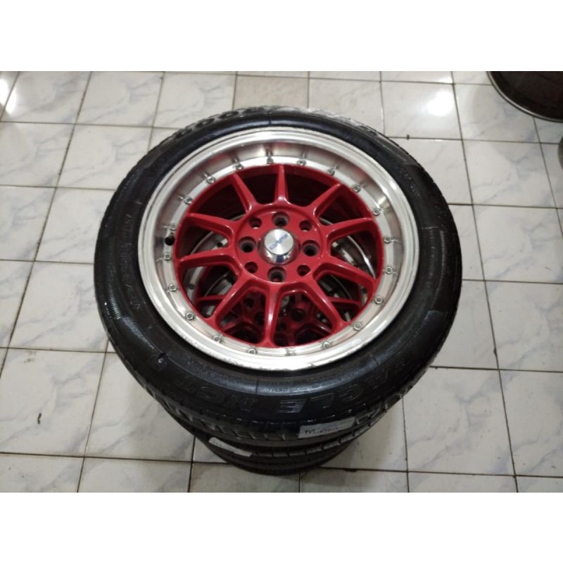 Jual VELG SEKEN COPOTAN BEKAS MOBIL R15 LUBANG 8 Pcd 4x100 DAN 4X114,3 ...