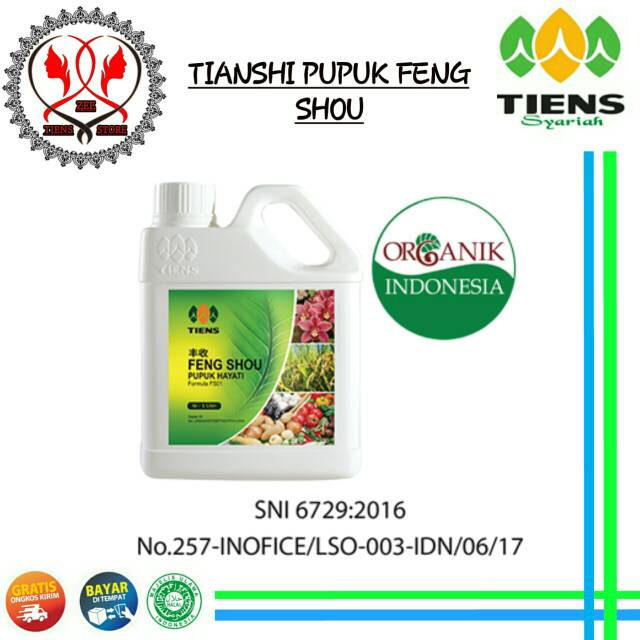 Jual Tiens Pupuk Feng Shou - Pupuk Hayati Cair Nutrisi Tumbuhan 100% ...