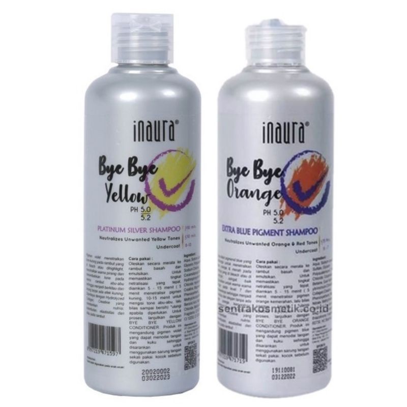 Inaura Bye Bye Yellow/Orange Shampoo 250ml