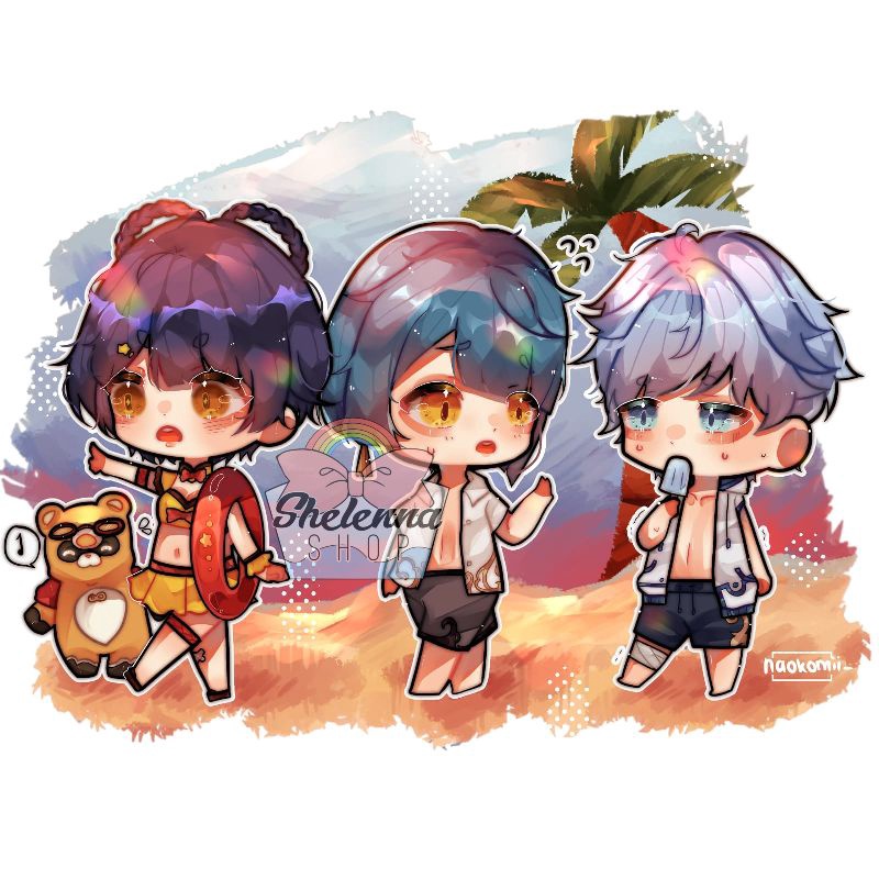 Jual Open jasa gambar Chibi Commission Digital Art | Shopee Indonesia