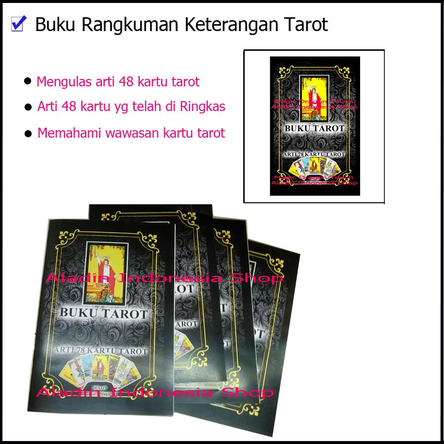 Jual BUKU TAROT Arti 78 Kartu Tarot Teks Bhsa Indonesia Buku