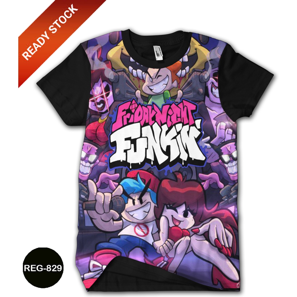 Jual Baju Friday Night Funkin 3D Baju Anak dan Dewasa FNF Video Game ...