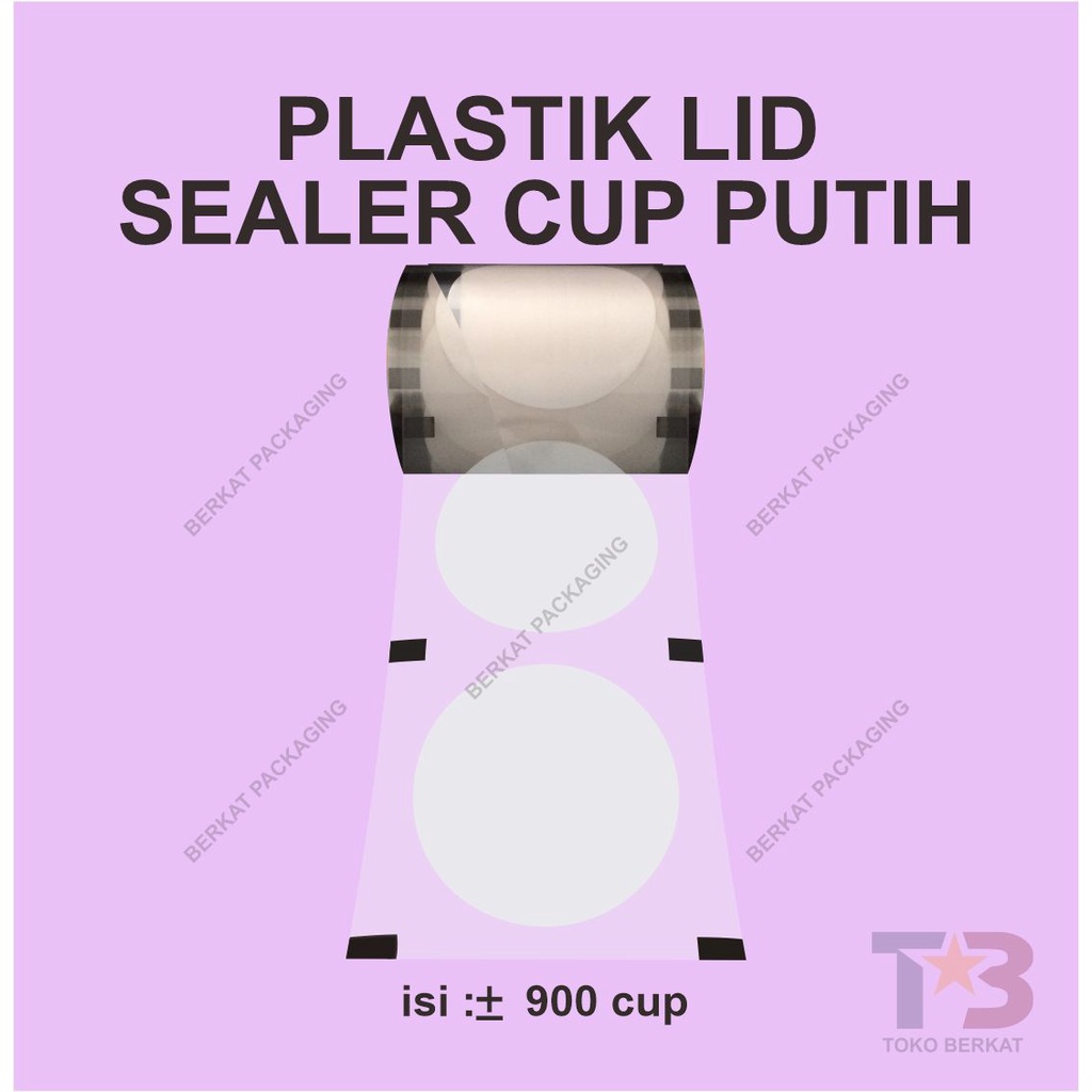 Jual Plastik Lid Sealer Cup Motif Warna Cup Seal Cup Polos Motif Warna Tutup Gelas