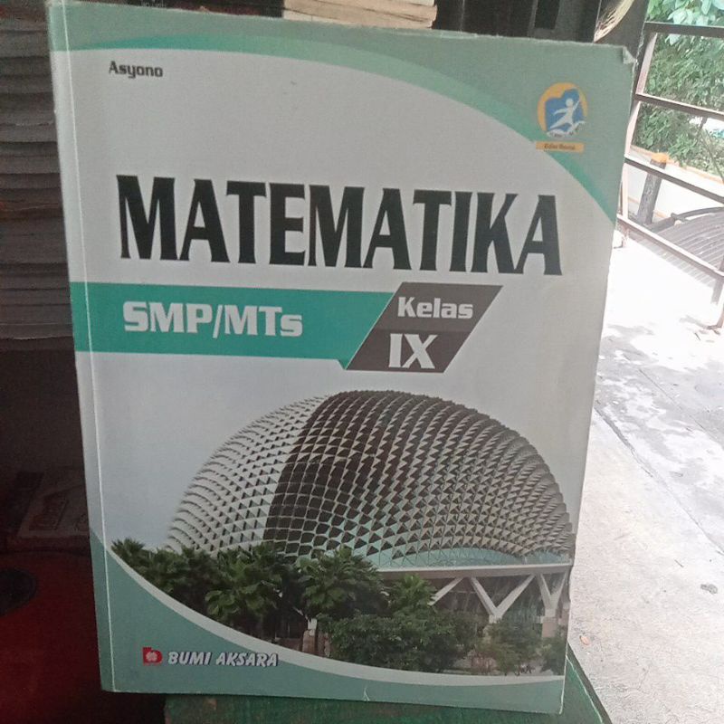 Jual Buku Matematika Untuk SMP Kelas 9 Penerbit Bumi Aksara Kurikulum ...