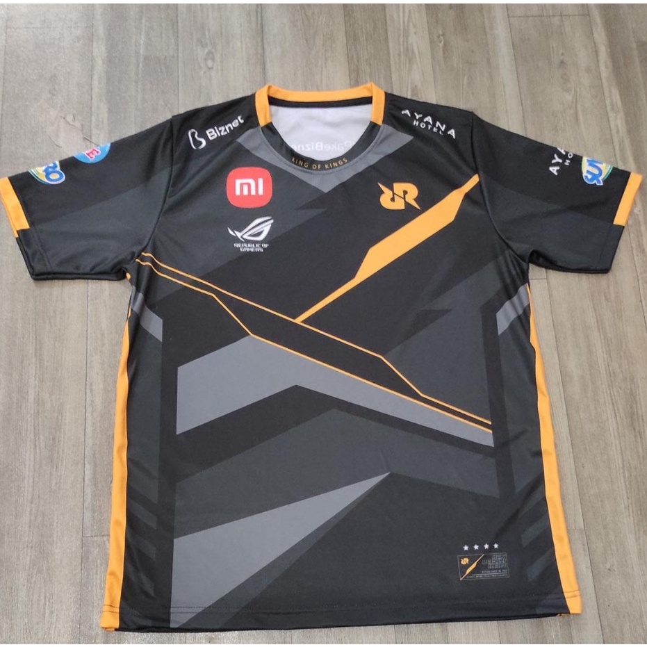Jual JERSEY KAOS GAMING RRQ 2021 FREE NAMA | Shopee Indonesia