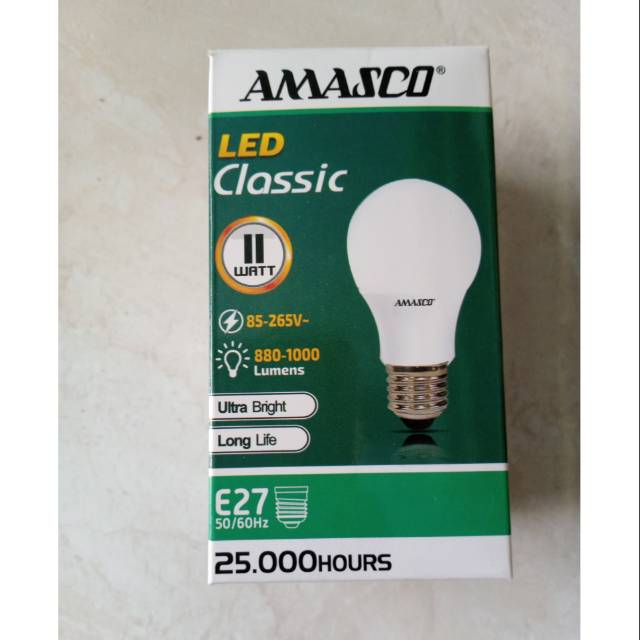 Jual Lampu Amasco LED 11 W | Shopee Indonesia