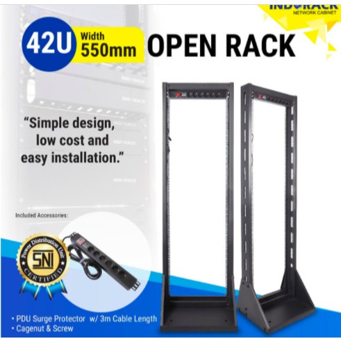 Jual OR42 - 42U Open Rack 19