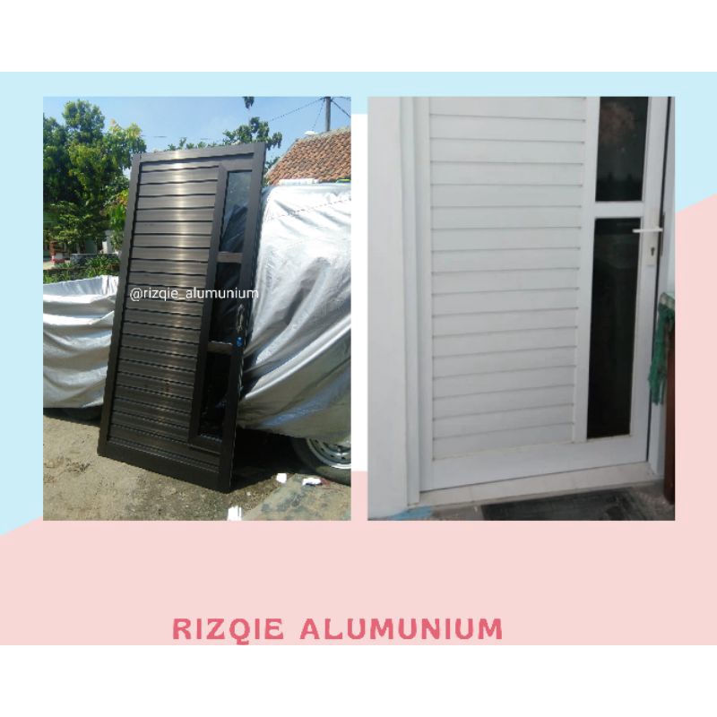 Jual Pintu Aluminium Kaca/Kusen Pintu Alumunium | Shopee Indonesia