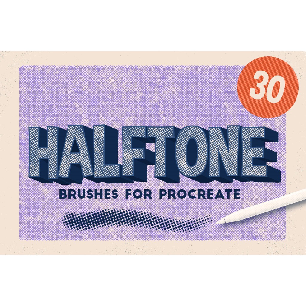 Jual Procreate Brush - Halftone Texture Brushes | Shopee Indonesia