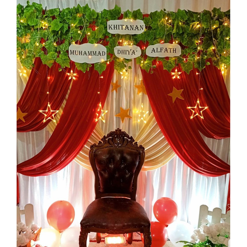 Jual Kain Dekorasi, Kain Dekor, Kain Backdrop, Hyget untuk Lamaran