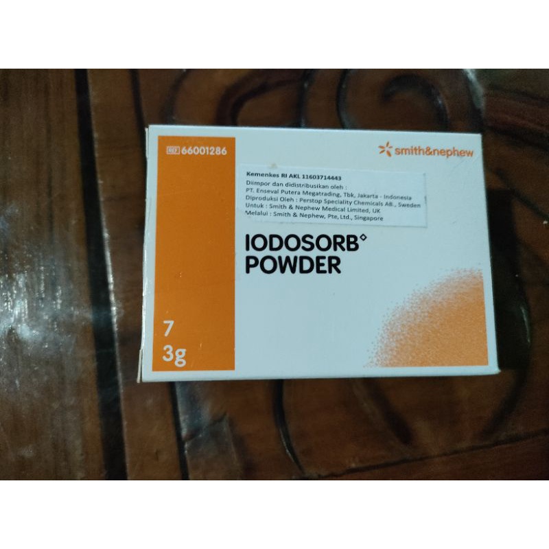 Jual IODOSORB POWDER Isi 3 gram untuk Harga per sachet | Shopee Indonesia