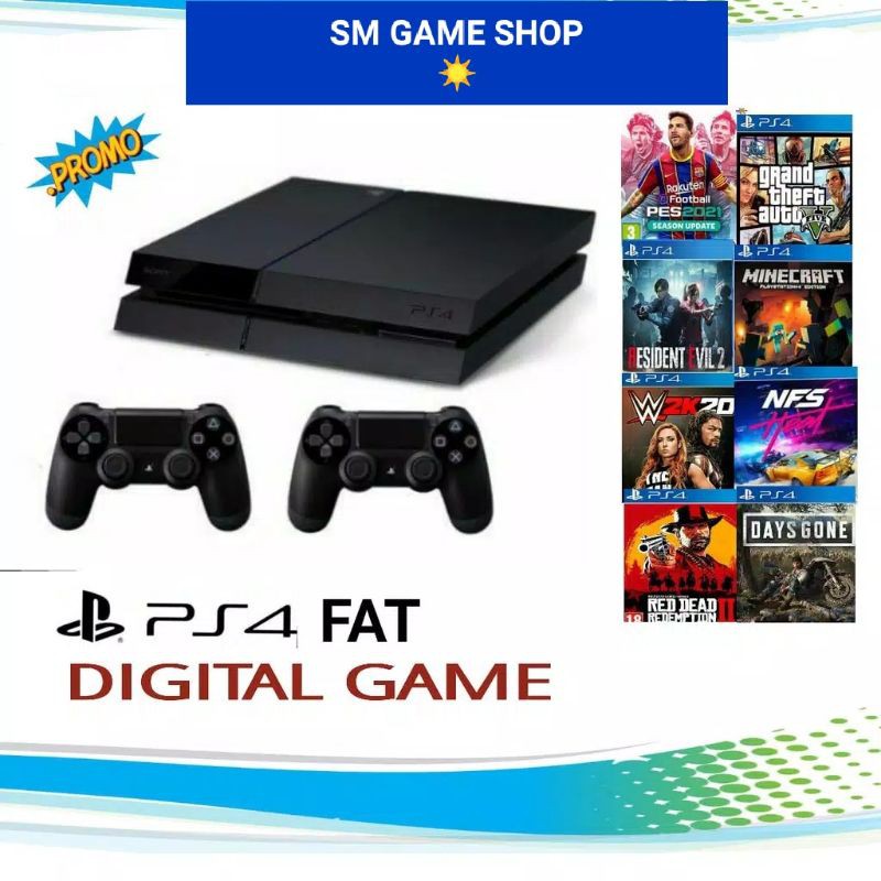 Jual PS4 FAT 1TB FULL DIGITAL | Shopee Indonesia