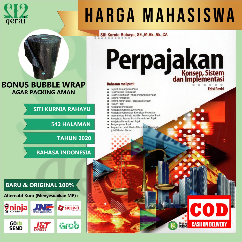 Jual Buku Perpajakan Konsep Sistem Implementasi Siti Kurnia Rahayu