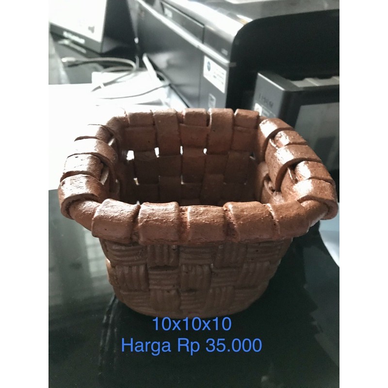 Jual Pot tanah liat model anyam | Shopee Indonesia