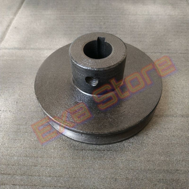 Jual Pulley besi A1 - 4 inch as 20 mm puli pully besi cor | Shopee ...