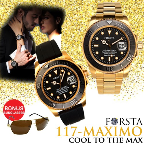 Jual Forsta 117 Maximo Gold Jam Tangan Kesehatan | Shopee Indonesia