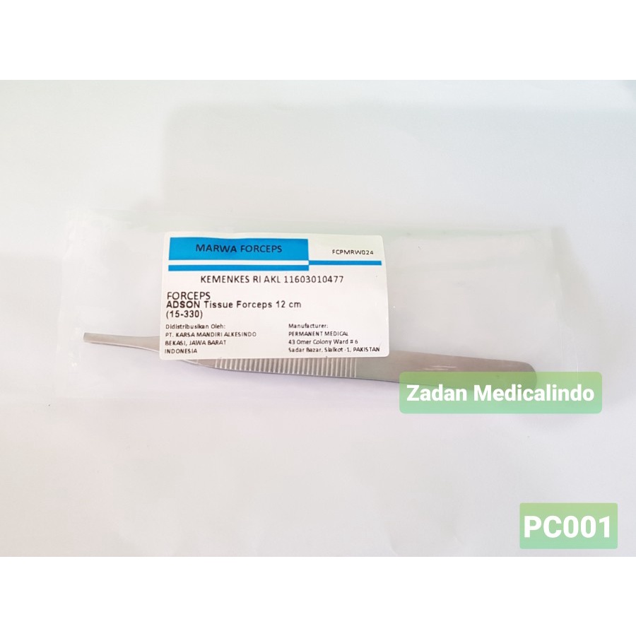 Jual MARWA tissue forceps 12 cm dan 14 cm / Pinset Chirugis Marwa ...