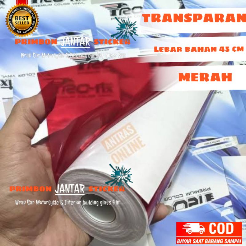 Jual Sticker skotlet transparan tembus bening untuk motor mobil ...