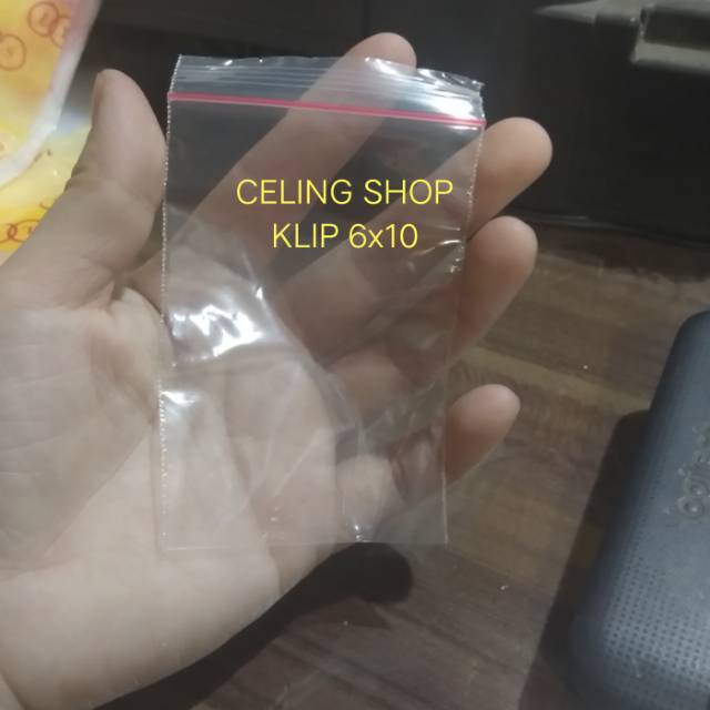 Jual Plastik Klip Segel Obat Emas Sambal Kerupuk Kue 6x10 Isi 100lmbr