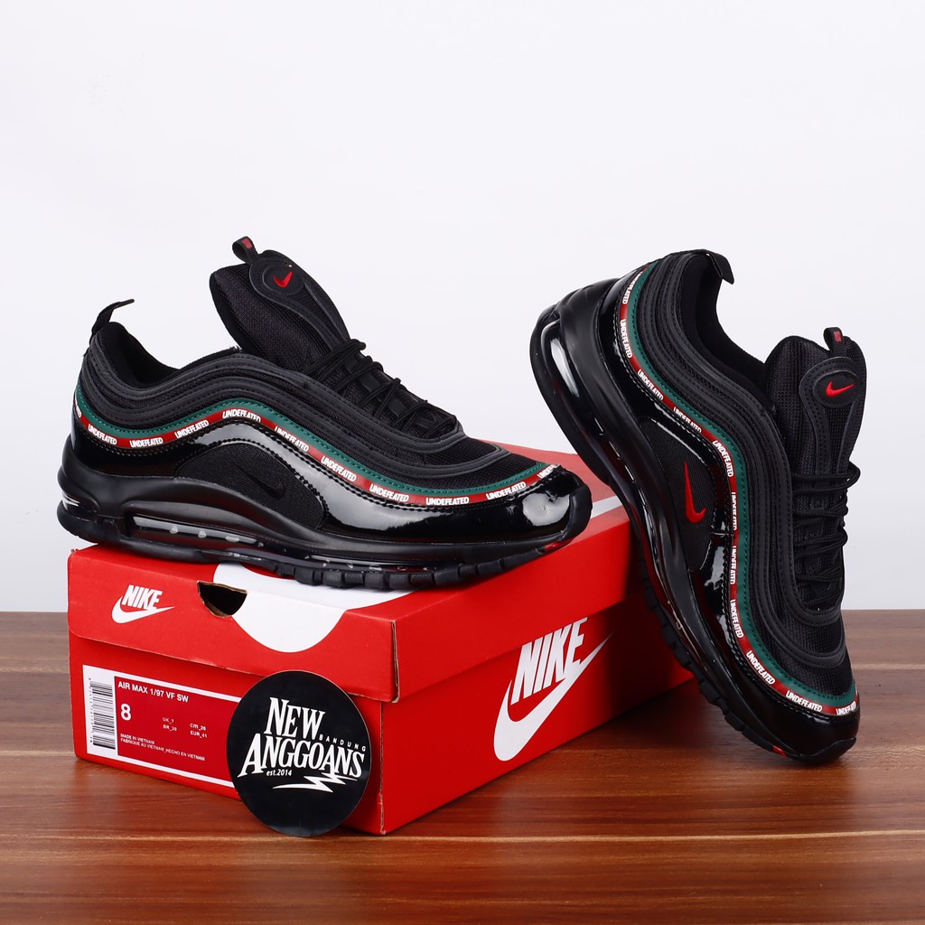 Jual Undefeated X Nike Air Max 97 All Full Black Hitam 1970