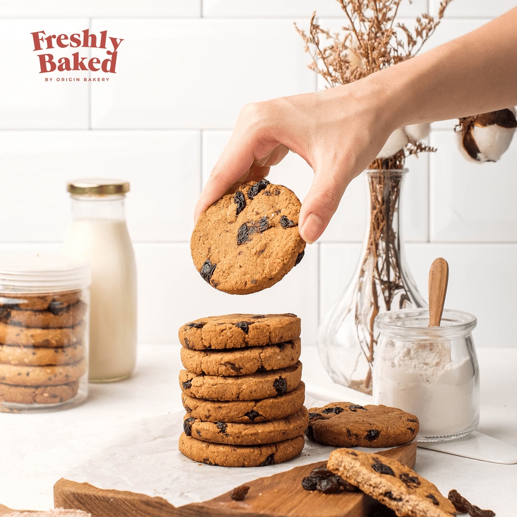 Jual Gluten Free Raisin Cookies - Freshly Baked by Origin Bakery ...