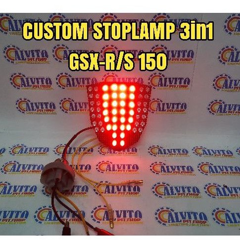 Jual Lampu Rem 3in1 GSX R150 / GSX S150 - Custom Stoplamp | Shopee ...