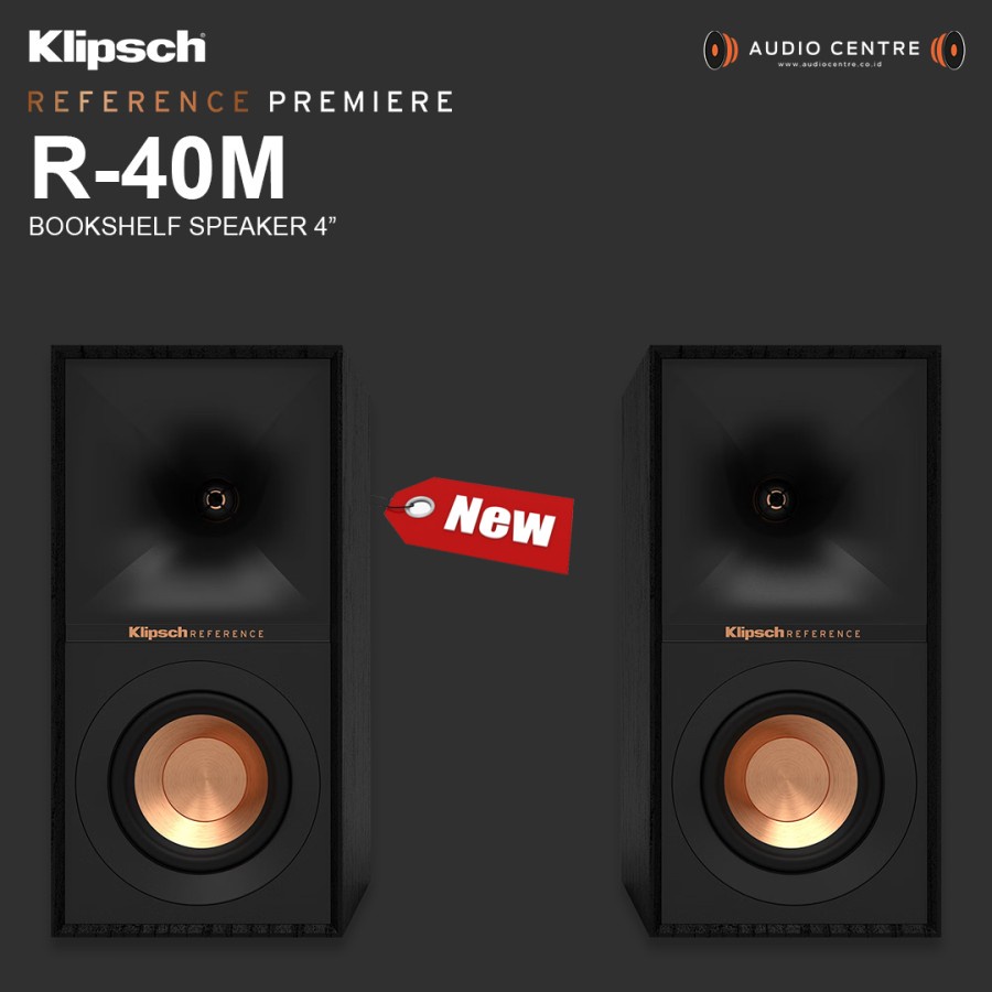Jual Klipsch R-40M R40M R 40M Bookshelf Speaker pasif speaker | Shopee ...