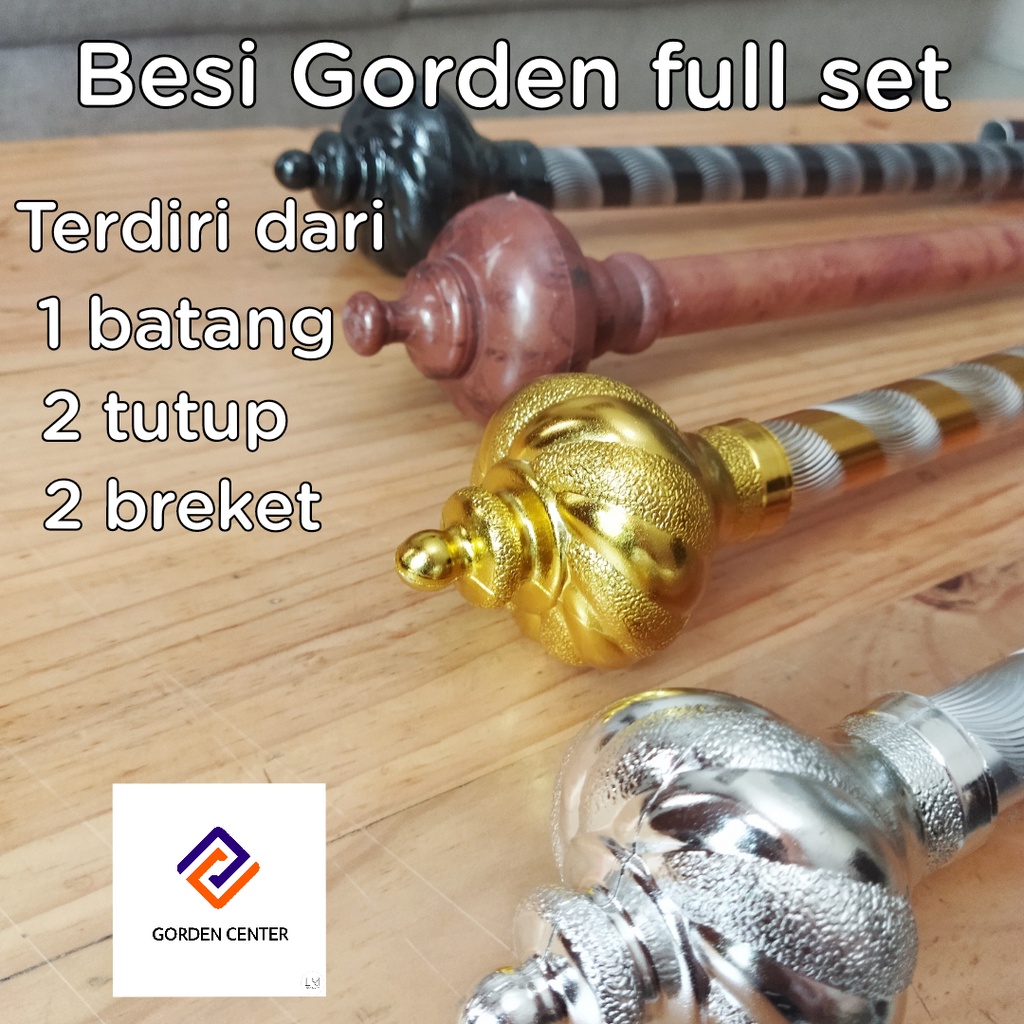 Jual BATANG BESI REL GORDEN MINIMALIS / RELL ALUMUNIUM GORDEN /PIPA ...