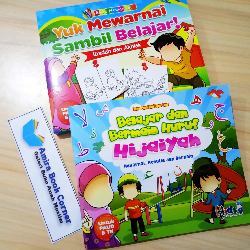 Jual Promo Buku Anak Muslim Bundling Paket Yuk Mewarnai Sambil Belajar ...