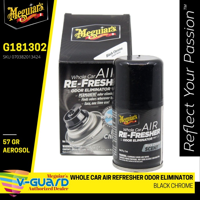 Jual Meguiars Whole Car Air ReFresher Odor EliminatorBlack Chrome