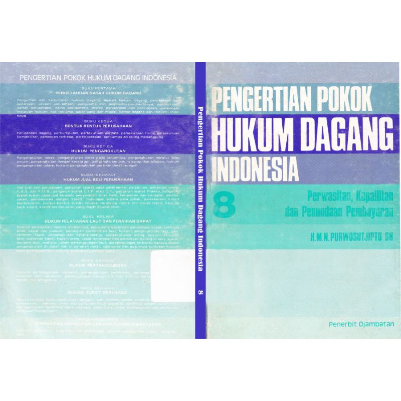 Jual Pengertian Pokok Hukum Dagang Indonesia 8 | Shopee Indonesia