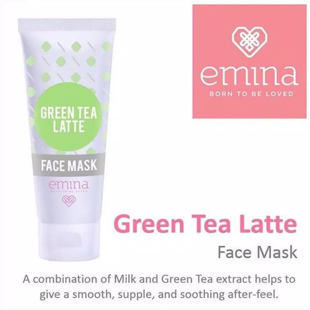 Jual Emina Face Mask Green Tea Latte 60ml (100% Original) | Shopee ...