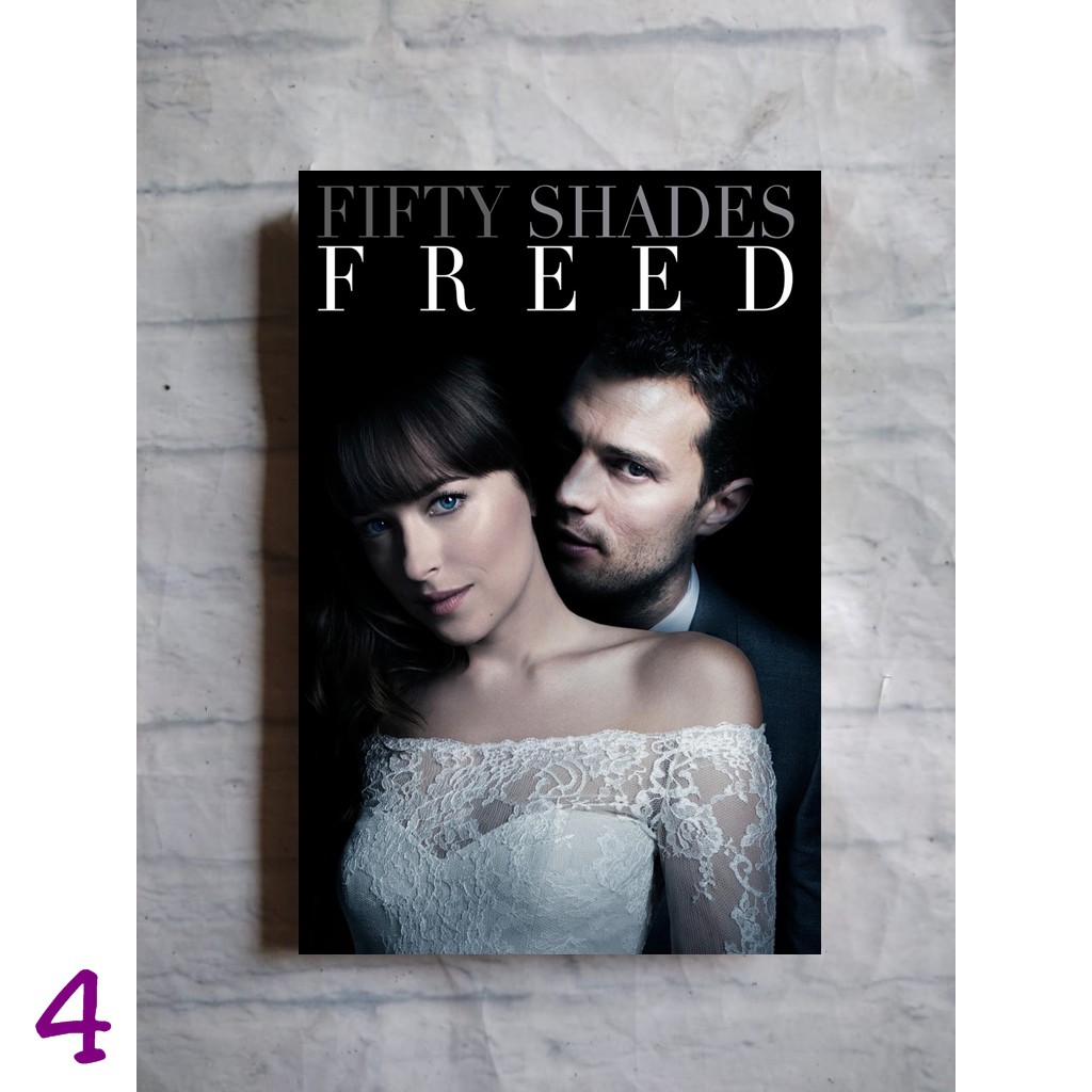 Jual Poster film Fifty Shades of grey darker freed dekorasi