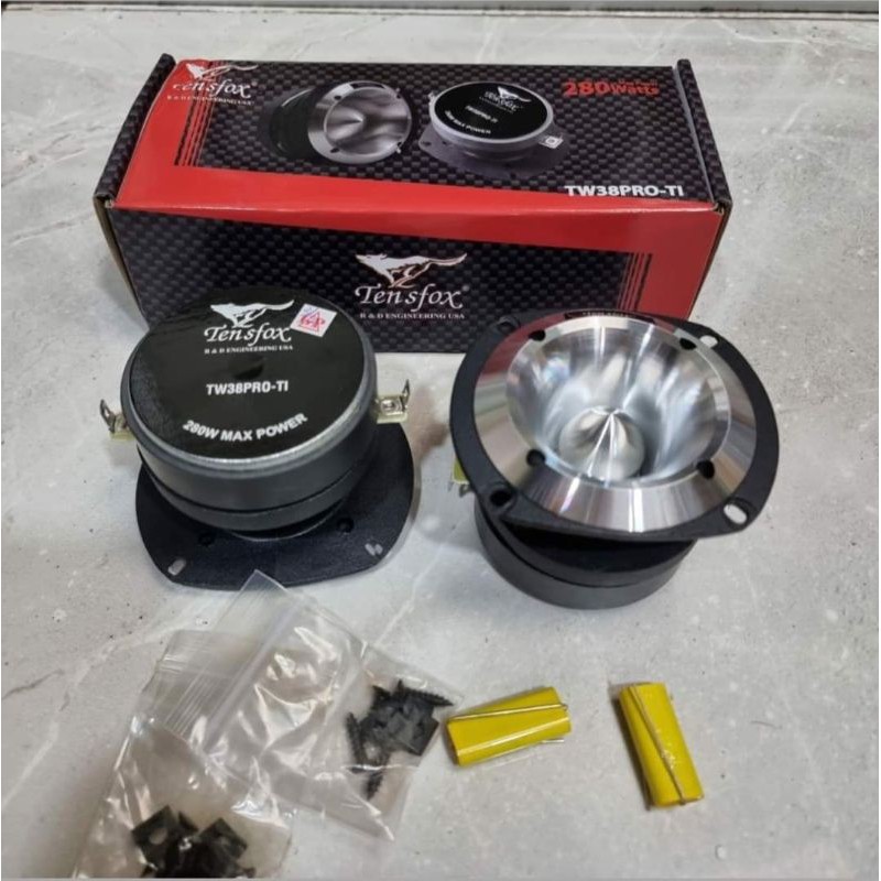 Jual Tweeter HORN TENSFOX pro 38TI Mantap buat SQL | Shopee Indonesia