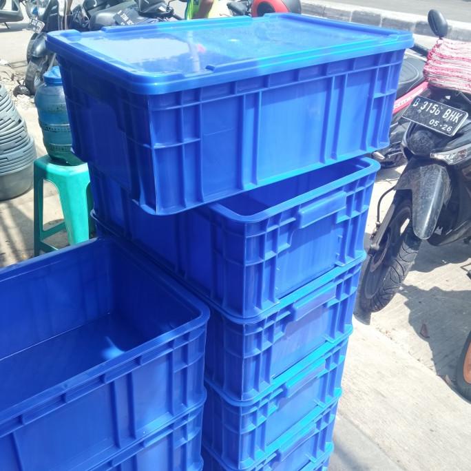 Jual kontainer industri / box plastik serbaguna rabbit 6033 + tutup ...