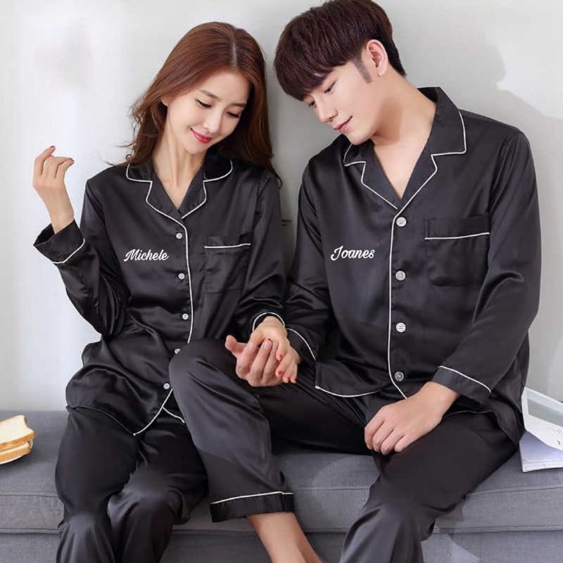Jual (COD BAYAR DITEMPAT) SET COUPLE KEYZIA ABU / BAJU COULPE / COUPLE