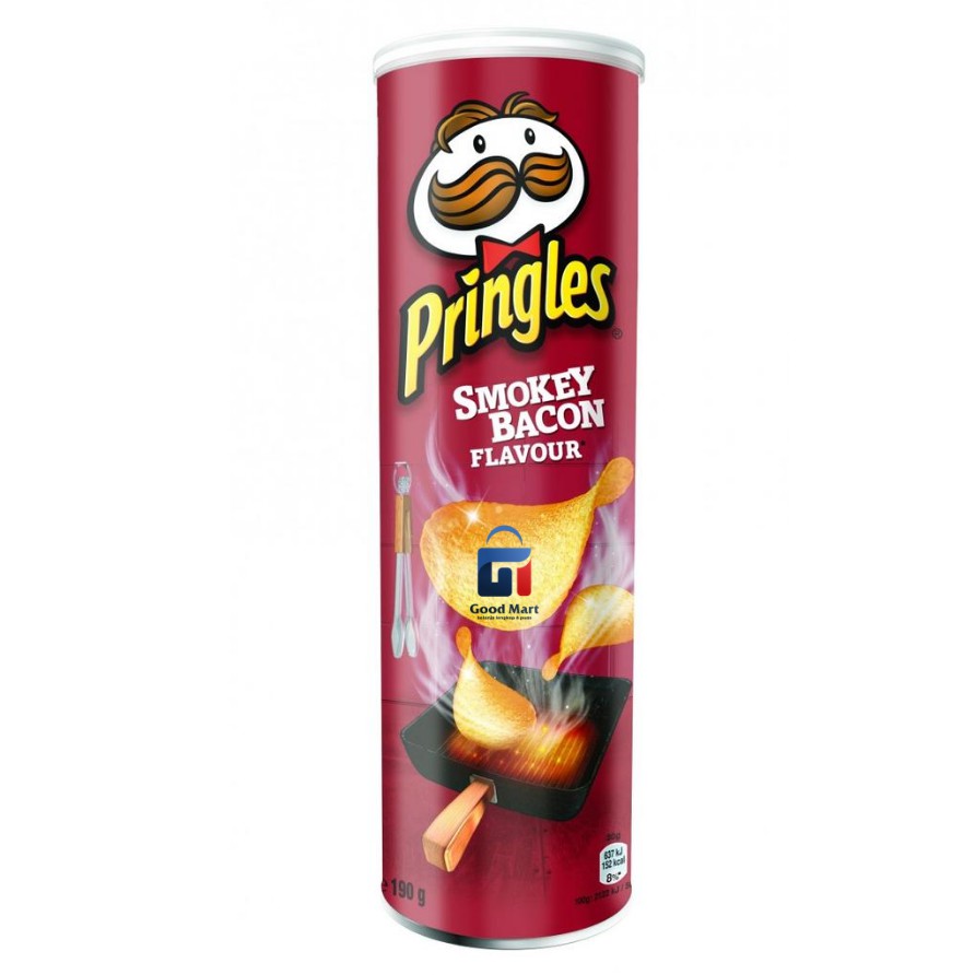 Jual Pringles Keripik Kentang Smokey Bacon Flavour 107gr Smoky Bacon Shopee Indonesia