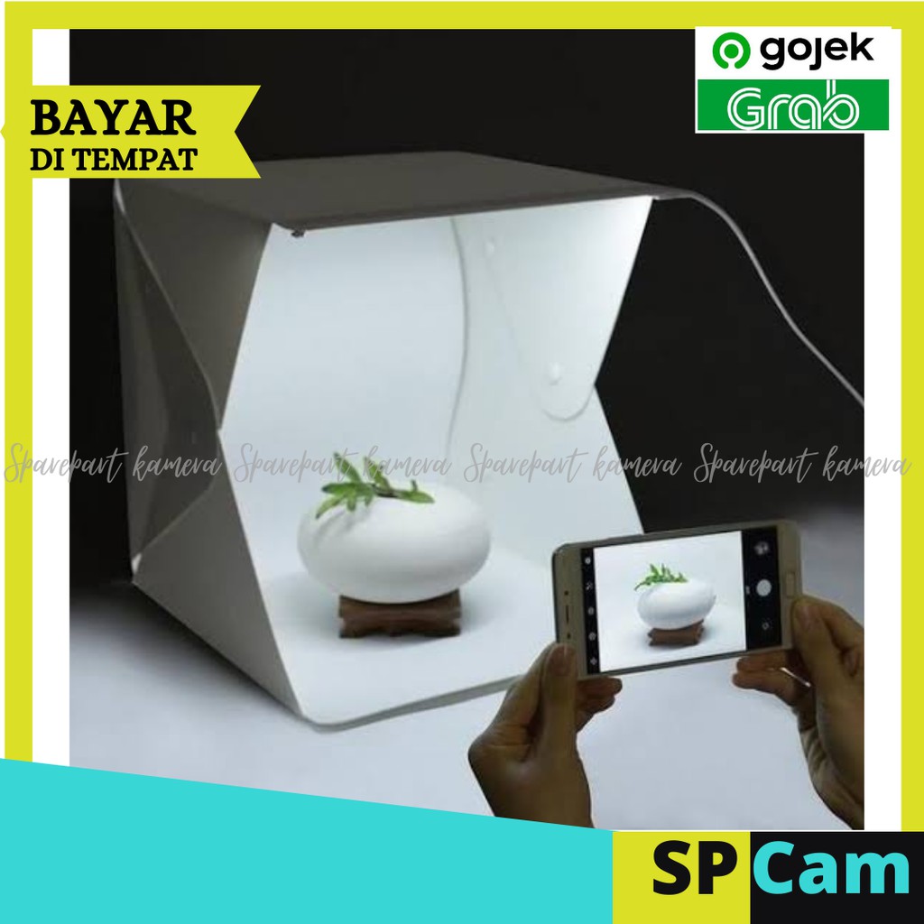 Jual Mini Studio 20 cm Studio Foto Mini Cube Box Studio Box Background ...