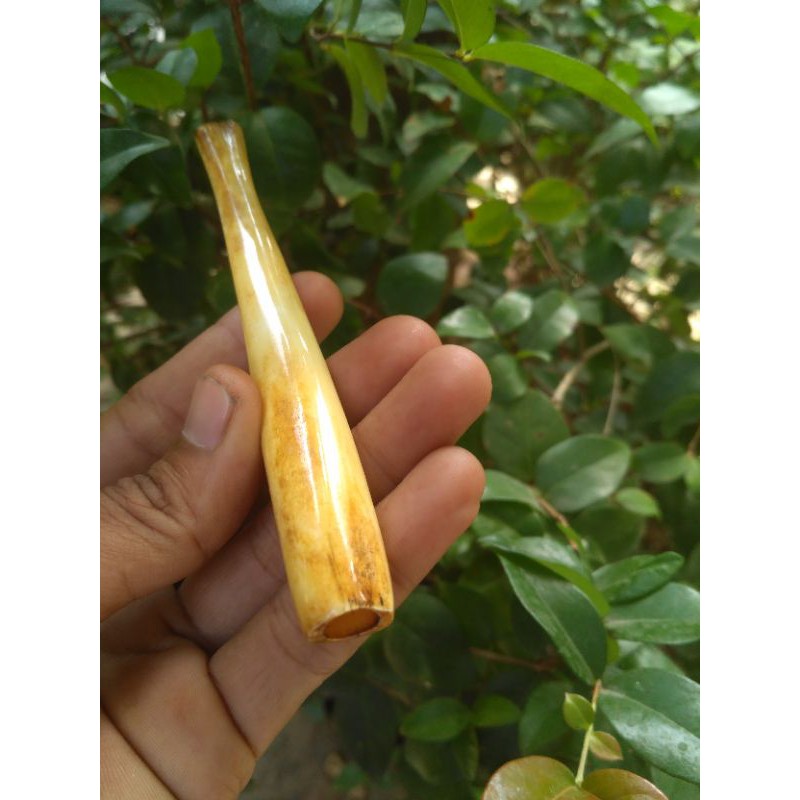 Jual pipa rokok murah tulang kerbau warna gading once langka | Shopee ...