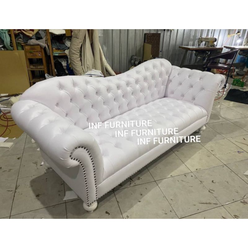 Jual sofa chesterfield mewah custom menjadi 2 dudukan Shopee Indonesia