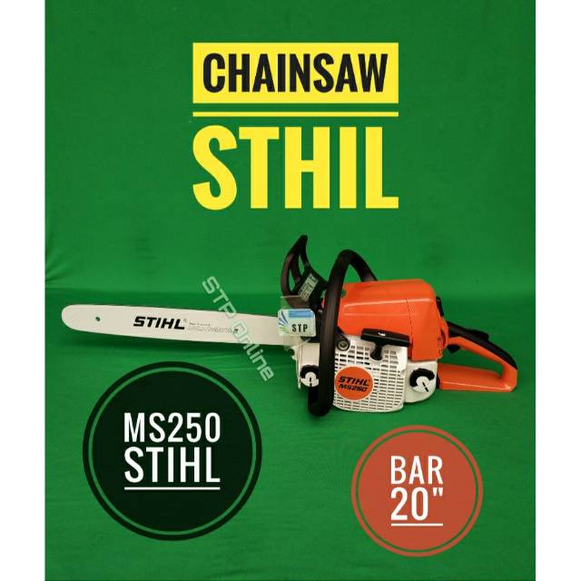 Jual Chainsaw MS 250 BAR 20in STIHL Shopee Indonesia