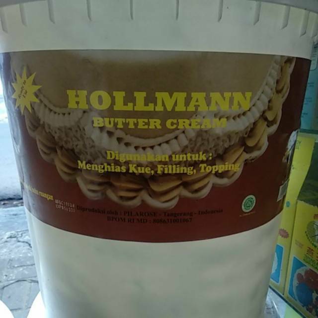Jual BUTTER CREAM 250gr Hollman Shopee Indonesia