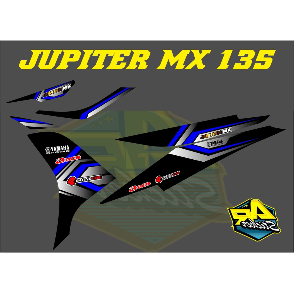 Jual Striping Jupiter Mx Striping Mx New Sticker Jupiter Mx