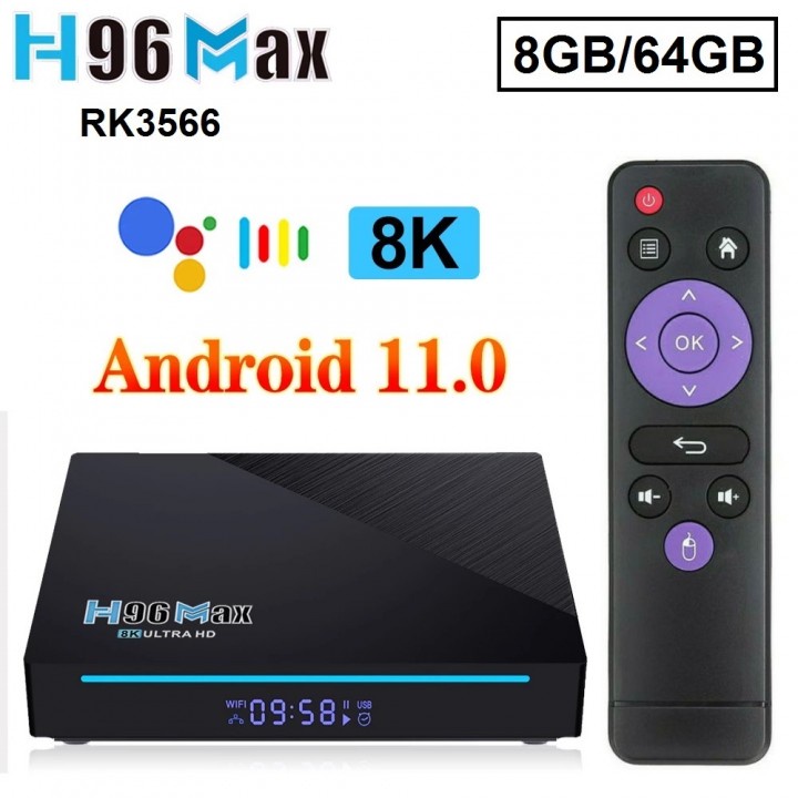 X98KPRO Android 11 TV Box RK3566 8K HD processore Quad Core BT WiFi per il comme X98KPRO Android 11 TV Box RK3566 8K HD processore Quad Core BT WiFi per il comme