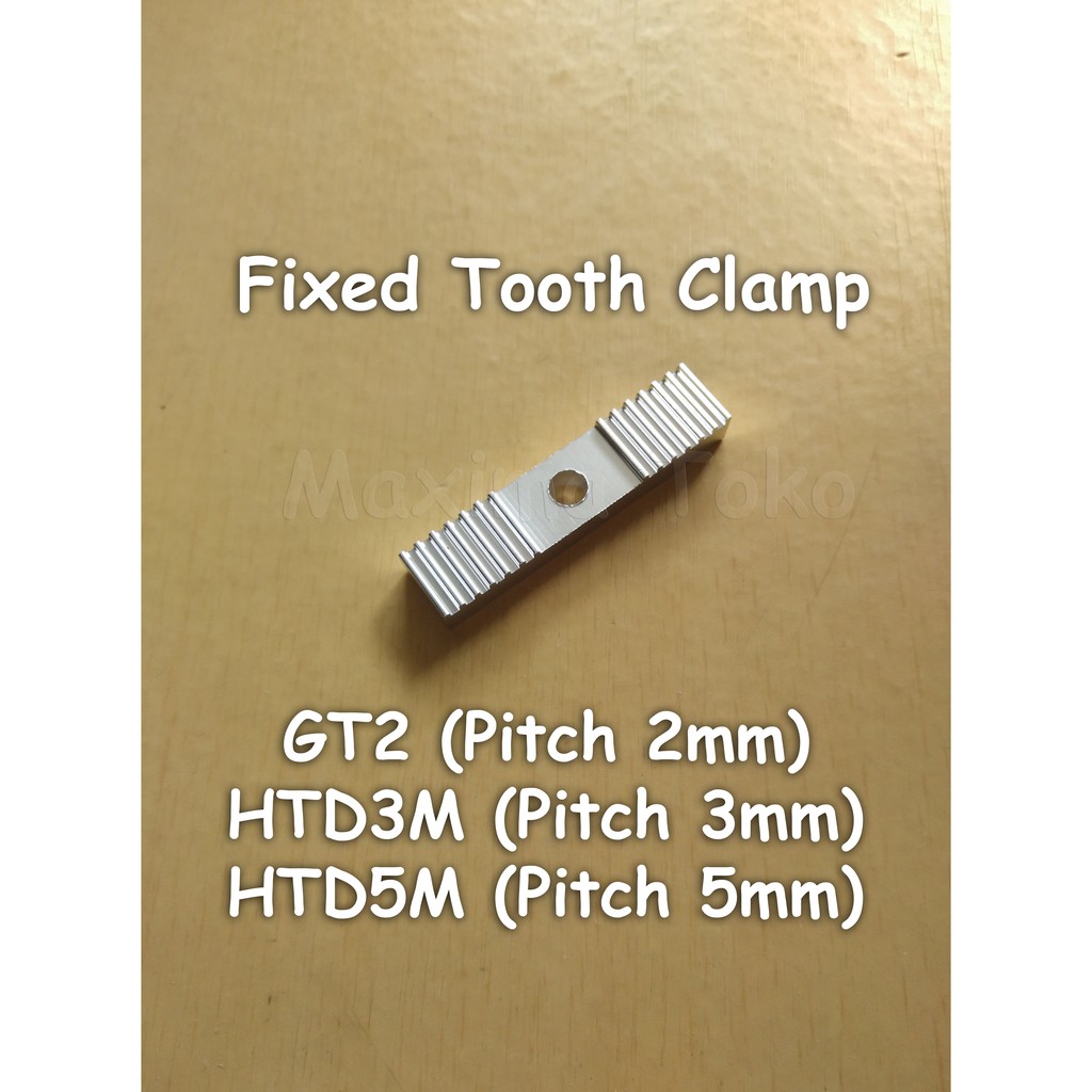 Jual Timing Belt Holder Fixed Tooth Clamp GT2 / HTD3M / HTD5M Belt
